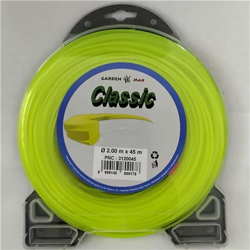 Damil 2,0mm/45m Sárga szögletes