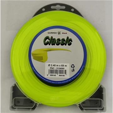 Damil 2,4mm/69m Sárga szögletes