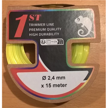 Damil 2,4mm/15m Sárga szögletes papír bliszter