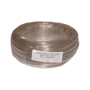 Benzincső 4,5mm*7,50mm*30m átlátszó PVC