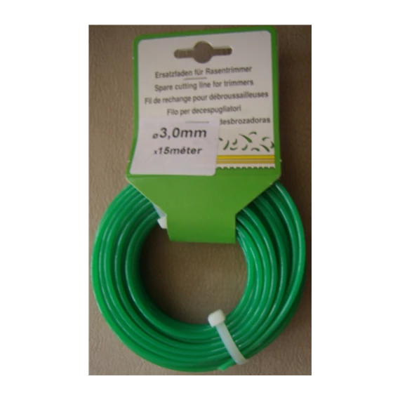 Damil 2,7mm/15 m Zöld kör müanyag bliszter