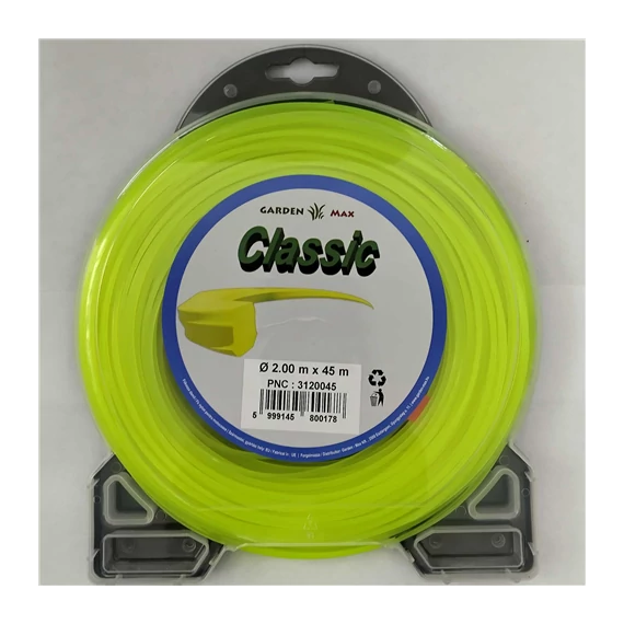 Damil 2,0mm/45m Sárga szögletes