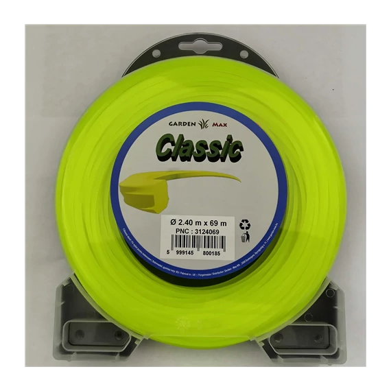 Damil 2,4mm/69m Sárga szögletes