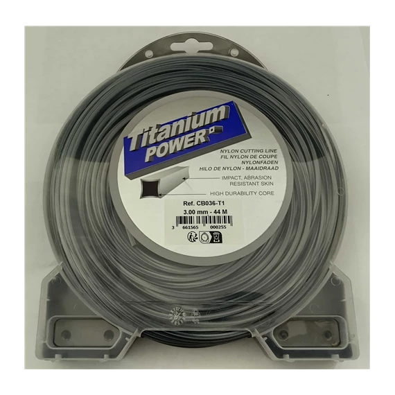 Damil 3,0mm/44m Titanium szögletes