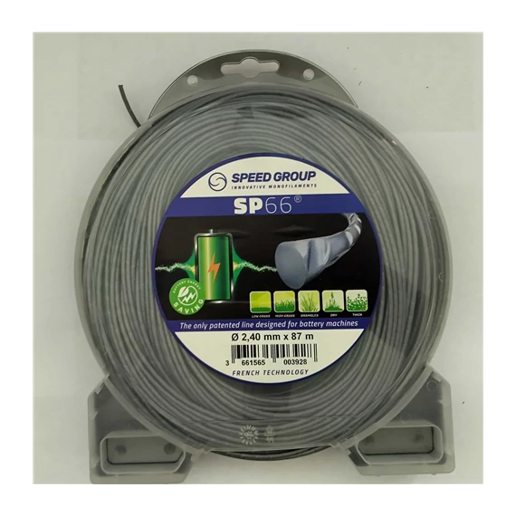 Damil 2,4mm/87m SP66 metszet kör szürke