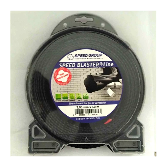 Damil 3,0mm/50m Speed Blaster csavart fekete