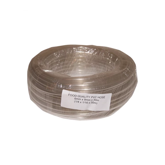 Benzincső 4,5mm*7,50mm*30m átlátszó PVC